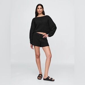 GAP Black Knit Drawstring Women’s Shorts